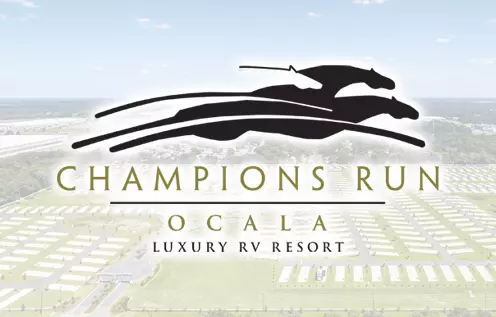 champions run rv resort logo