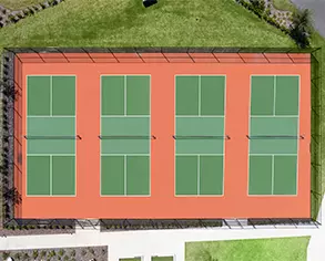 tennis courts