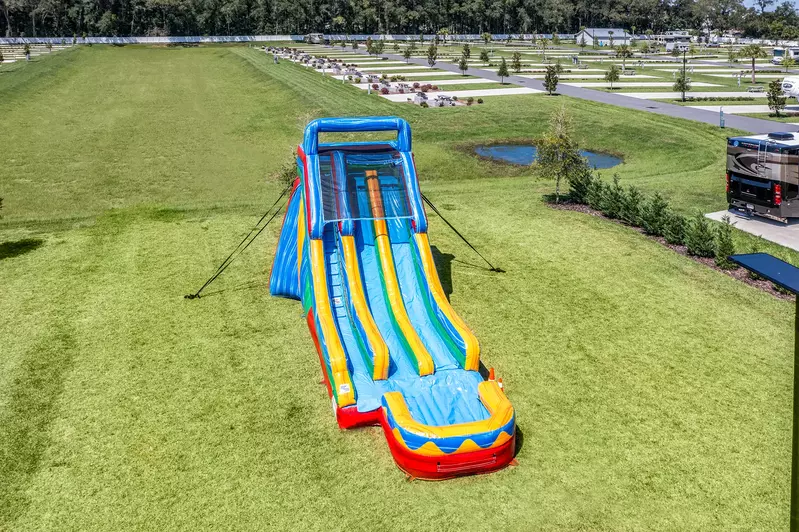 kid's inflatable slide